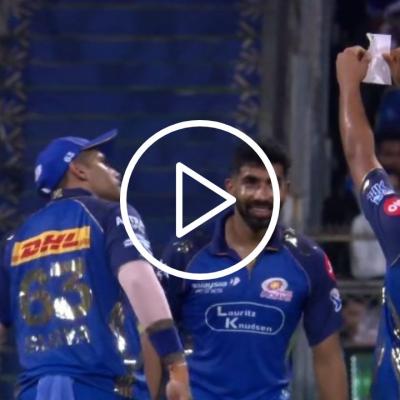 MI Star Replicates Abhishek Sharma's Iconic Parchi Celebration After Reaching IPL Milestone