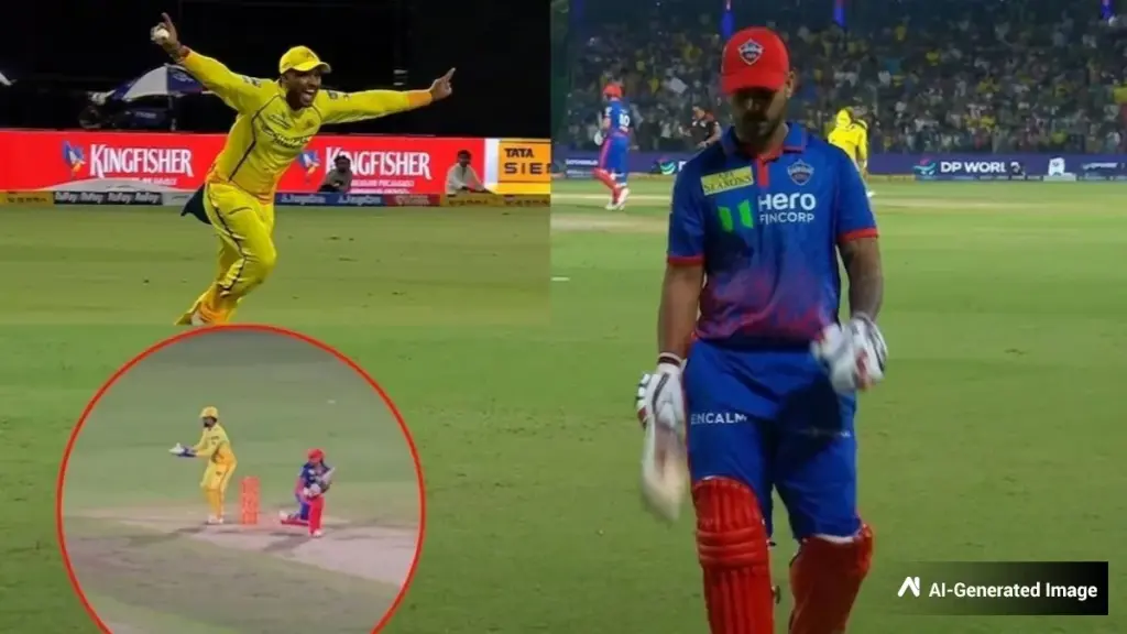 Nitish Rana Bizarre Dismissal: Heartbreak For DC In High-Stakes Clash Against CSK