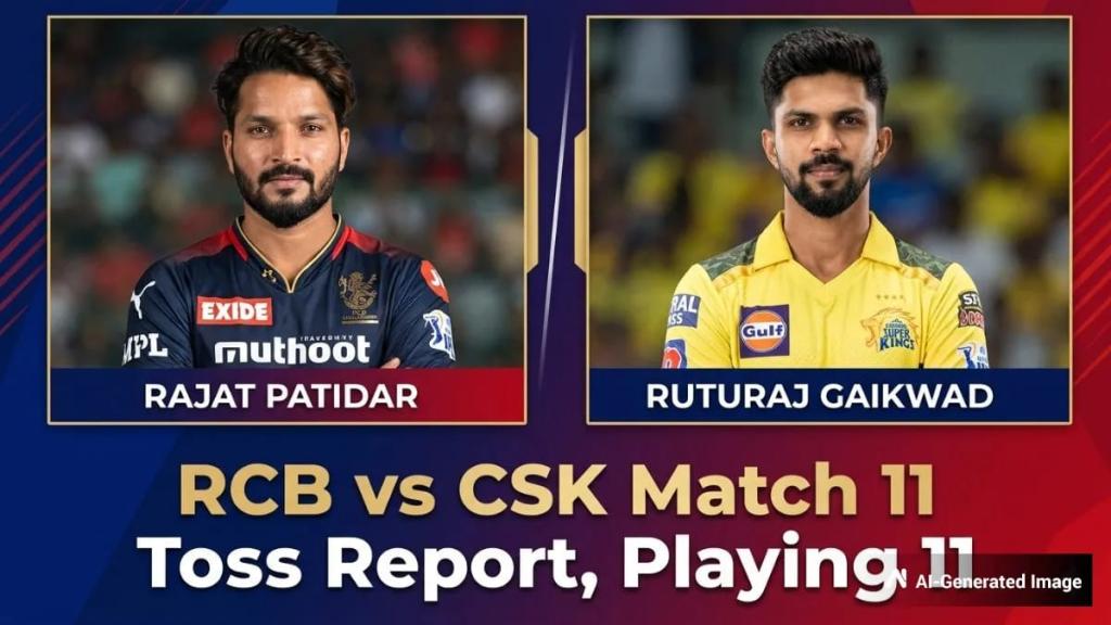 RCB vs CSK Toss Result & Playing 11: Tactical Breakdown of the IPL 2026 Clash